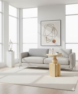 Chevet rond en bois massif au design élégant, moderne et décoratif pour appartement et école, décoration intérieure - Product Image 1