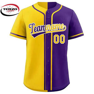 OEM 2024 nuevo diseño personalizado al por mayor jersey de cuello en V camisetas de béisbol y softbol para unisex con impresión de logotipo personalizado - Product Image 6