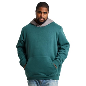 Sudadera con Capucha para Hombre, 100% Algodón, Tejido de Felpa, Ecológica, Invierno, Manga Larga, Talla Grande, Térmica - Product Image 1