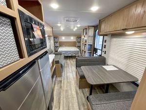Caravane pliante grise et noire avec cuisine coulissante, remorque de camping familiale, camping-car familial - Product Image 4