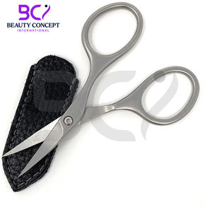 Juego de manicura de precisión de 3,5 pulgadas, Funda de cuero recta fácil de usar, herramienta de cuidado personal curvada afilada de acero inoxidable - Product Image 6