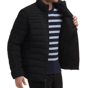 Veste matelassée décontractée pour homme, imperméable, coupe-vent, col montant, fermeture éclair sur le devant, rembourrage en coton, élégante et chaude pour l'hiver - Product Image 3