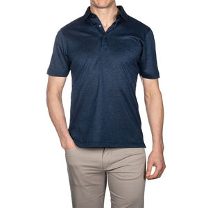 Nueva Camiseta Personalizada con Logotipo Personalizado para Hombre, de Algodón Sólido, Transpirable, de Alta Calidad, Servicio OEM de Golf - Product Image 2