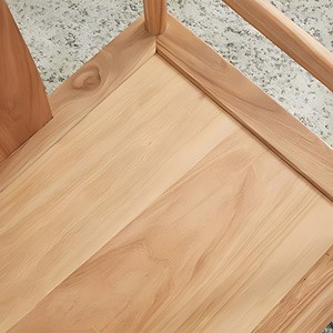 Minimalist teak wood <b>Armchair</b> with Plush Cushions Perfect <b>for</b> Indoor Relaxation Spaces - Product Image 5