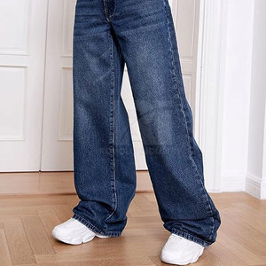 Pantalones Holgados de Cintura Media Transpirables para Mujer, 100% Algodón, para Invierno, Diseño Moderno, Venta al por Mayor en Línea - Product Image 3