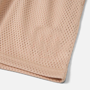 Suministro de fábrica, pantalones cortos atléticos, cómodos pantalones cortos deportivos transpirables de malla de secado rápido de verano, patrón de cintura elástica personalizado - Product Image 5