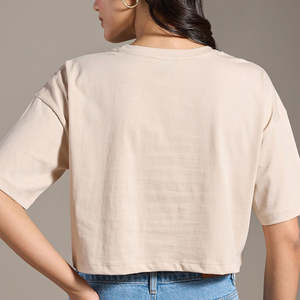 เสื้อครอปท็อปผู้หญิงลายสก็อตสีพื้นแบบสั่งทำพิเศษสำหรับฤดูร้อน  เป็นมิตรกับสิ่งแวดล้อม สวมใส่สบาย เหมาะสำหรับกิจกรรมกลางแจ้ง - Product Image 2