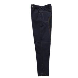 Culotte d'équitation en Denim extensible, couleur unie, élastique - Product Image 2