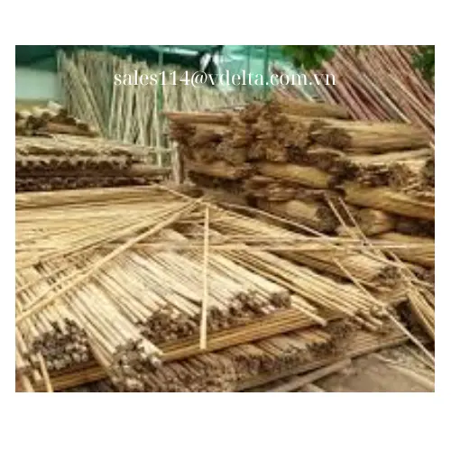 Low price, high quality, reputable origin from a Vietnamese supplier of long-lasting, pre-treated bamboo poles