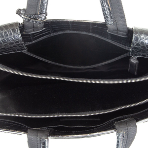 Nuevo Bolso de Mano de Cuero Genuino con Patrón de Cocodrilo Ligero para Mujer con Cierre de Cremallera, Bolso de Viaje de Lujo - Product Image 5