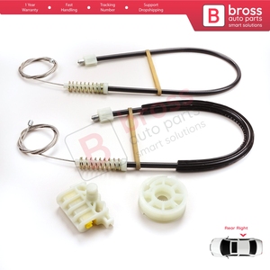 Kit de réparation de lève-vitre arrière droit BWR5096 pour Laguna MK3 X91 BT0/1 KT0/1 2007-2015 5 portes 827000001R - Product Image 4