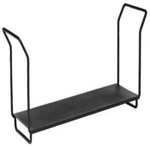 Porte-bûches en métal Durable et résistant à la rouille Parfait pour le stockage du bois de chauffage Utilisation intérieure et extérieure Design moderne - Product Image 6