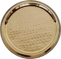 Nouveau lot de 4 sous-plaques polies extra brillantes en argent pour décoration de table plate pour la maison et les restaurants à très bas prix