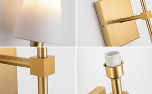 Tường ánh sáng Pin hoạt động sconce Bộ 2 không hardwired lịch thi đấu, tường sconce với từ xa Dimmable ánh sáng bóng đèn - Product Image 4