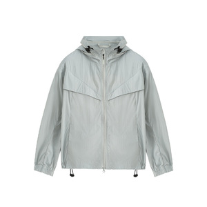 เสื้อแจ็คเก็ตกันแดด UPF 100 แห้งเร็ว ผลิตจากโพลีเอสเตอร์/ไนลอน สำหรับตกปลาและกิจกรรมกลางแจ้ง แขนยาว มีฮู้ด สำหรับผู้ชาย ขายส่ง/รับผลิตตามสั่ง - Product Image 2
