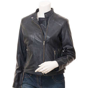 แจ็คเก็ตหนังผู้หญิง ดีไซน์ใหม่ ขายดี ของแท้ ไม่ซ้ำใคร ระบายอากาศได้ดี สีพื้น ขายส่ง แฟชั่นใหม่ - Product Image 1
