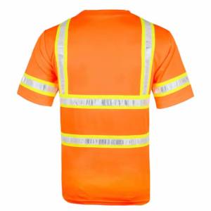 Camisetas de Seguridad de Manga Larga Baratas, Camisetas de Seguridad Reflectantes de Alta Visibilidad, Personaliza tu Logotipo, Camiseta de Trabajo para Hombre - Product Image 5