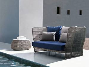 PRSF-005 - Juego de Sofás de Ratán Sintético de 3 Piezas para Ocio al Aire Libre - Product Image 4