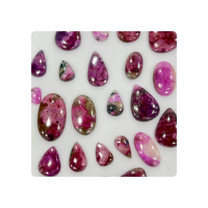 Wholesale Lot of Natural Pink Cobalt Chelcite Cabochon Gemstone Mix Shape Mix Size 20-40MM Pink Cobalt Checite Loose Gemstone - Product Image 2