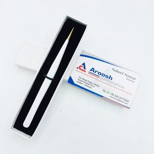 Pinzas de extensión de pestañas con agarre de diamante de acero inoxidable profesional de Punta rosa con logotipo personalizado sostenible de alta calidad - Product Image 4
