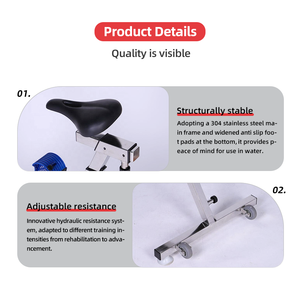Bicicleta de Ejercicio Acuática de Acero en Oferta, Bicicletas para Spa - Product Image 4