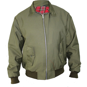 Blouson d'aviateur en nylon à logo brodé blouson d'aviateur en polyester imperméable à l'eau avec logo personnalisé blousons d'aviateur à col rabattu pour hommes et doublure en coton - Product Image 6