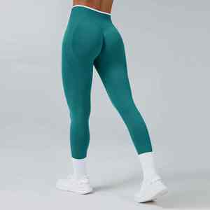 Venta al por mayor sin costuras Scrunch Bum Deportes highelastic Mujeres Amplify Leggings - Product Image 3
