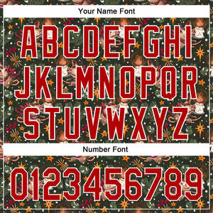 Camiseta de Béisbol Navideña con Diseño Personalizado para Equipos - Product Image 5