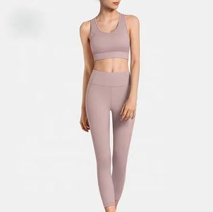 Conjunto de Yoga Personalizado con Logotipo, Tallas Grandes, Diferentes Colores, Nuevo Diseño, Conjunto de Yoga para Mujer al por Mayor - Product Image 2