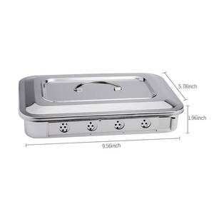 ถาดเครื่องมือทางการแพทย์ทำจากสแตนเลสถาดเครื่องมือผ่าตัดแบบแมนนวล - Product Image 2