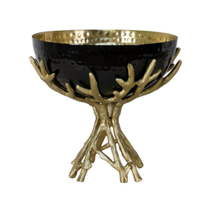 Bol de vaisselle en métal de la plus haute qualité avec finition en poudre noire, idéal pour les ustensiles de cuisine et les accessoires de table. - Product Image 2