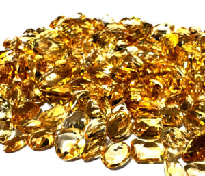 Pierres précieuses en citrine facettées de haute qualité AAA, citrine jaune dorée naturelle, topaze, pierre précieuse en vrac pour la fabrication de bijoux - Product Image 2