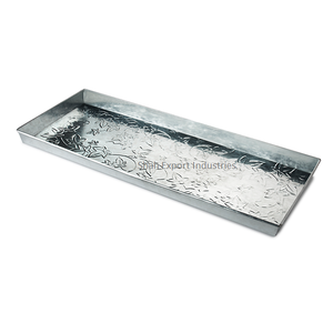 Fancy Design Antique Metal <b>Boot</b> Tray Black/Gold Finished Rectangular <b>Boot</b> Tray for Home Living Room Decorative - Product Image 4