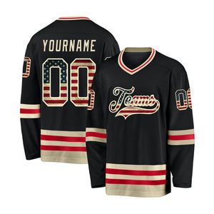 Venta al por mayor ropa de equipo de la mejor calidad de los hombres jersey de hockey sobre hielo sublimación y bordado personalizado jersey de hockey para los hombres - Product Image 1