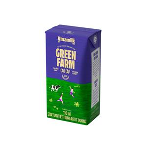 Vinamilk - Green Farm-Leche fresca-Menos azúcar-180mL X 48 Cajas por caja - Product Image 2
