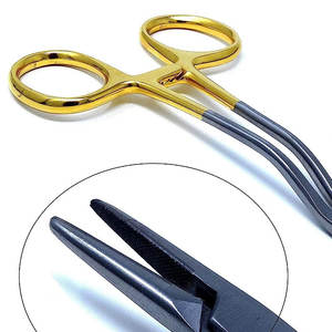 Porte-aiguille Instrument chirurgical en acier inoxydable pour suturer les procédures médicales et dentaires - Product Image 3