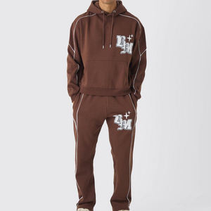 Mode Hiver 2024 Survêtement Homme Surdimensionné Respirant Léger 100% Coton Manches Longues Personnalisable Haute Qualité pour - Product Image 1