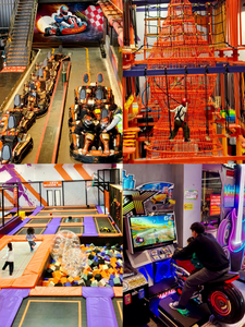 Équipement de parc d'aventure intérieur haut de gamme : Piste de karting, parcours de cordes, toboggan tubulaire, machine de jeu d'arcade, divertissement personnalisé - Product Image 3