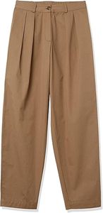 Pantalones plisados elegantes de cintura alta para mujer, ropa informal y formal, pantalones plisados holgados para mujer con estilo para todas las estaciones - Product Image 6