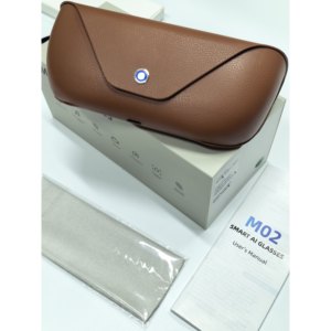 Lunettes intelligentes M02X Pro Max avec caméra 13MP, vidéo 4K, assistant vocal IA, charge magnétique et contrôle par application - Product Image 3
