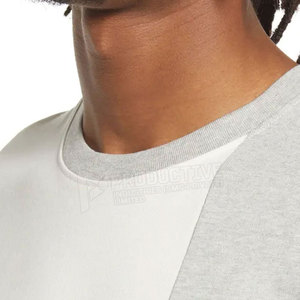 Vente en gros T-shirt en tricot surdimensionné personnalisable à séchage rapide pour hommes faible quantité minimum de commande - Product Image 5