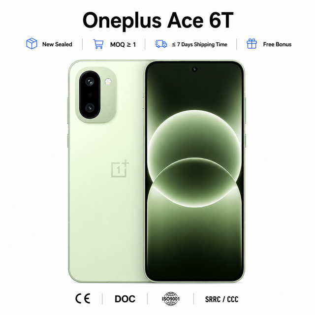 Newest OnePlus Ace 6T 5G Smartphone Octa Core CDMA Snapdragon8 Gen 5 165Hz 6.83" 8300mAh Battery 100W Charging Global Factory