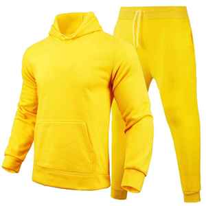 Conjunto Deportivo para Hombre, Sudadera con Capucha Morada y Pantalones Deportivos, Sudadera con Capucha Deportiva Lisa y Pantalones Jogger con Cordón - Product Image 4