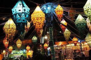 โคมไฟจัดงานแต่งงานที่ทําด้วยมือที่มีสีสันสําหรับตกแต่ง, เทศกาล/Diwali/ปาร์ตี้โคมไฟโบฮีเมียนโคมไฟเต็นท์แขวนโคมไฟระย้าสวน - Product Image 6