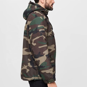 New Arrival Fashionable Custom Men <b>Jacket</b> Windbreaker <b>Camo</b> <b>Jacket</b> Waterproof Hoodie Windbreaker Plus Size Front Zip with Hpood - Product Image 5