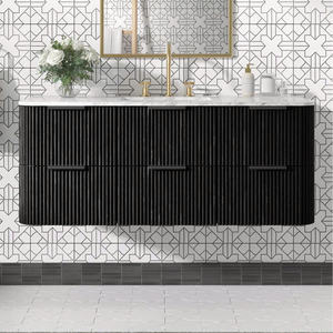 Ensemble d'armoires en bois modernes prêt-à-assembler pour salle de bain et cuisine-Hôtel Vente en gros à partir de bois Meta Factory - Product Image 2