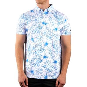 ใหม่2025เสื้อผ้ากอล์ฟเสื้อโปโลผ้าไหมนมสำหรับผู้ชายเสื้อกอล์ฟลายพิมพ์ซับลิเมชันเป็นมิตรกับสิ่งแวดล้อมดีไซน์แบบกำหนดเอง - Product Image 1