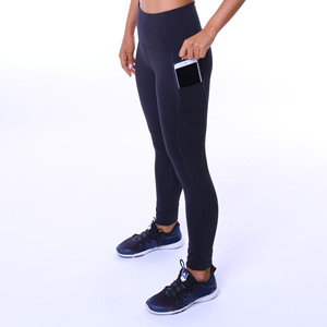 Leggings Deportivos de Cintura Alta para Mujer, con Logotipo Personalizado, Tejido de Punto, Spandex, Sin Costuras, para Yoga y Entrenamiento, Verano - Product Image 2