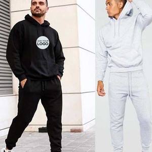 Chándal para hombre, chándal de 2 piezas, chándal atlético para correr, chándal, línea de lana, sudaderas con capucha de manga larga y conjuntos de pantalones de chándal - Product Image 4
