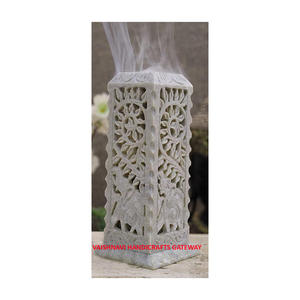 แท่นปักธูปสำหรับตกแต่งบ้านงานแกะสลักด้วยมือขนาด6นิ้วทำด้วยมือขนาดใหญ่ - Product Image 1